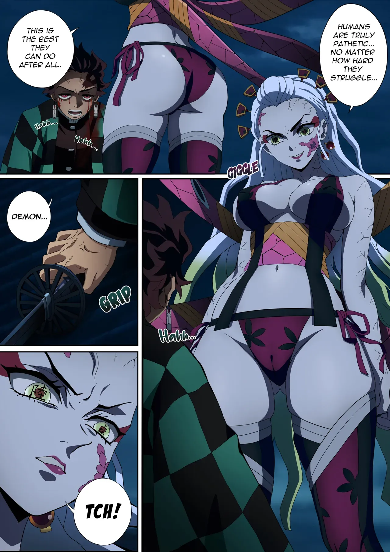 [FootCroft] Daki’s Blood Demon Art: Trample 堕姫の血鬼術・紅蓮践踏 (Part 1+Part 2) - Page 3