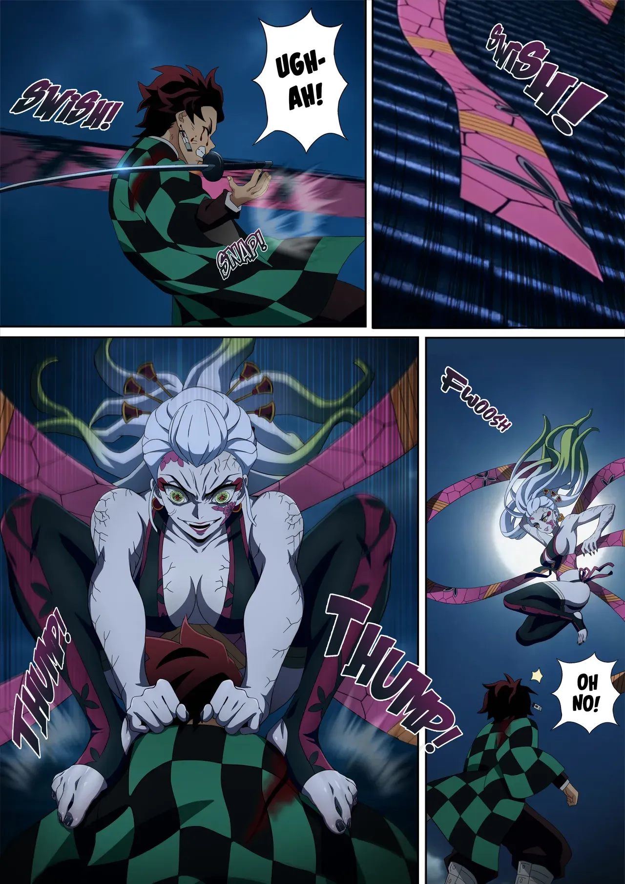 [FootCroft] Daki’s Blood Demon Art: Trample 堕姫の血鬼術・紅蓮践踏 (Part 1+Part 2) - Page 8