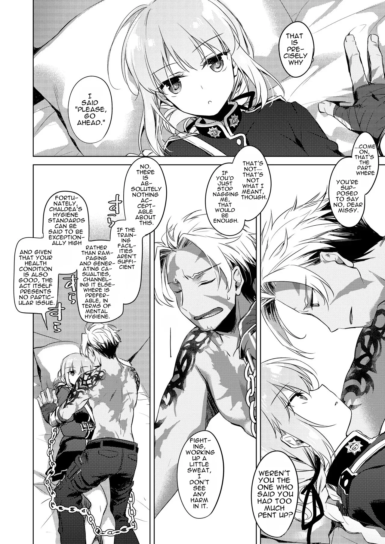 [FRAC (Motomiya Mitsuki)] Nightingale wa Mendokusai (Fate/Grand Order)[English][Digital] - Page 4