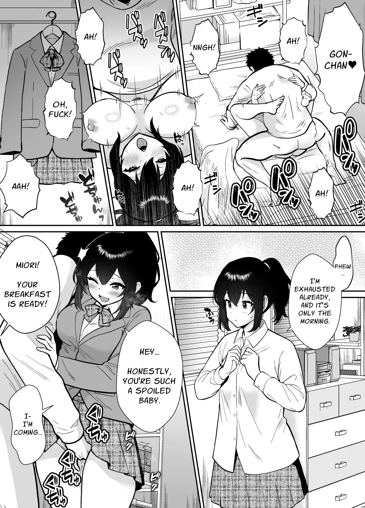 [Kinokko (Taguchi Monyata)] Mifune-san-chi no Saimin Pet Oji-san | The Mifune Household's Middle-aged Manpet [English] [Solid Rose] - Page 6