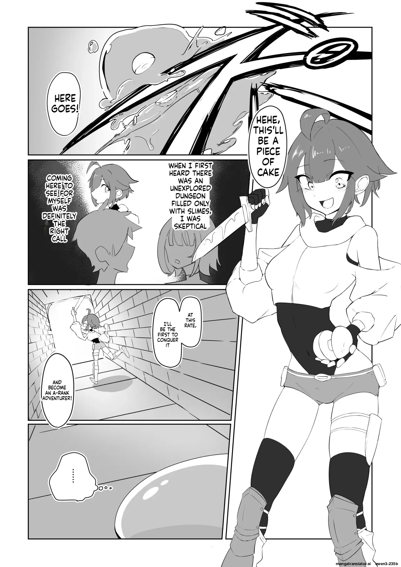 [ajimuni] Slime Onee-san to Onna Boukensha-chan [FIXED] (SCANMTL) - Page 2