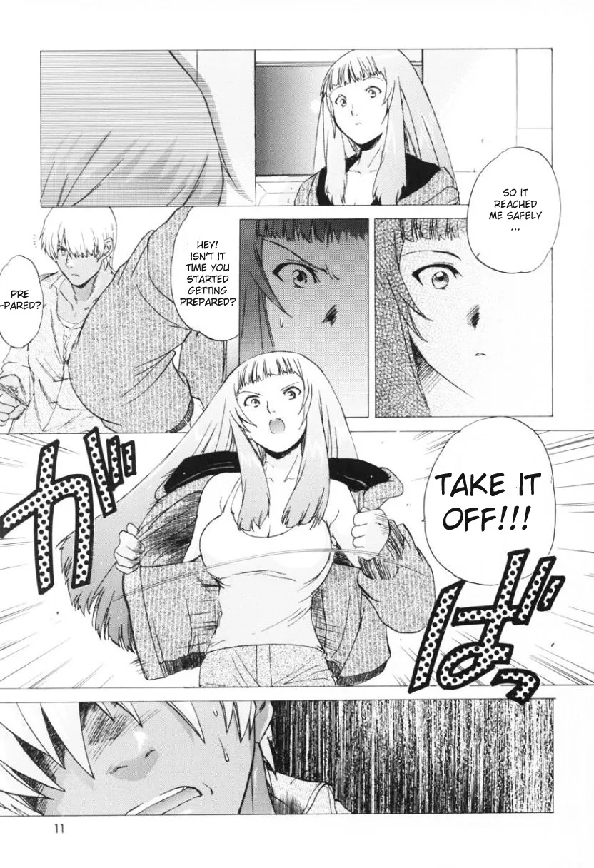 (C64) [Toko-ya (Kitoen)] Yukuzo! Aumaan Daikessen!! Gojitsudan (Zone of the Enders) [English] {Sandwhale} - Page 10