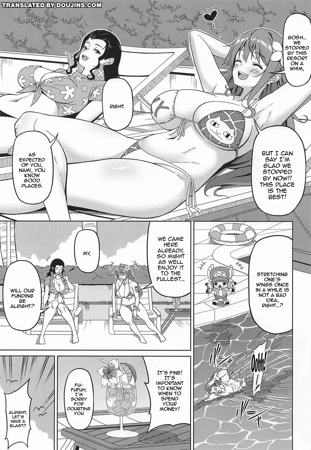 [BRAVE HEART petit (KOJIROU!)] Kaizoku Kyonyuu Yawara / The Soft Big Breasted Pirate (One Piece) [English] {Doujins.com} - Page 2