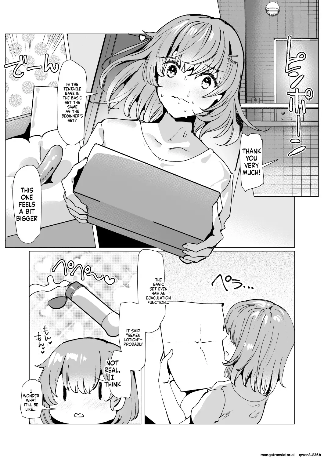 [Dodameyasan (Ruri Rarako)] Karui Kimochi de, Shokushu o Tsuuhan de Kattara Naedoko Shussan Onanie Suru made Dohamari Shichatta Ken (SCANMTL) - Page 8