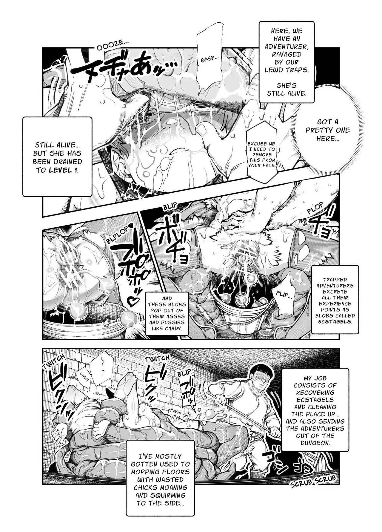 Ero Trap Maint no Oshigoto EX ~Keikenchi Zen Haishutsu Shite Level 1 ni Natta Boukensha Tsumamigui Shitemo Ii yone~ | Erotic Trap Maintenance Job EX - Page 6