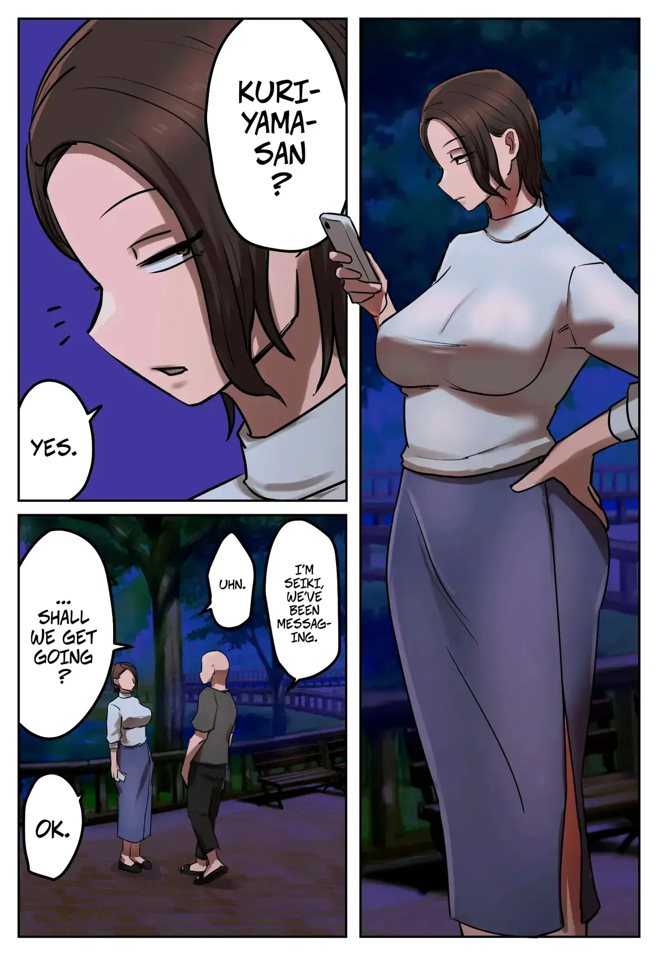 [Chotto B-Sen] Fukushū Yami Baito "Watashi no Moto Tsuma o Ninshin Sasete Hoshī" | My Part-Time Job Is Getting Revenge: Get My Ex-Wife Pregnant [Full Color-ban] [English] - Page 3