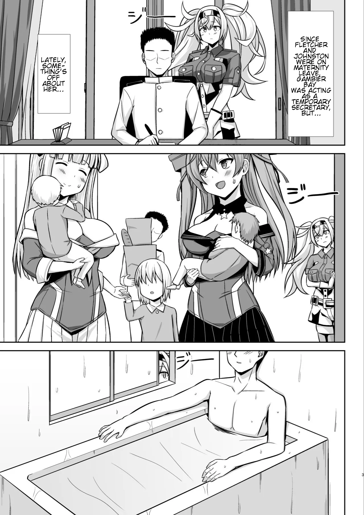 [SIROTARUTO (Shirasaki Karu, Kamiba Kotaru)] Gamby-chan no Ganbare! Botehara Gohoushi Ecchi!! (Kantai Collection -KanColle-) [English] [Digital] - Page 3