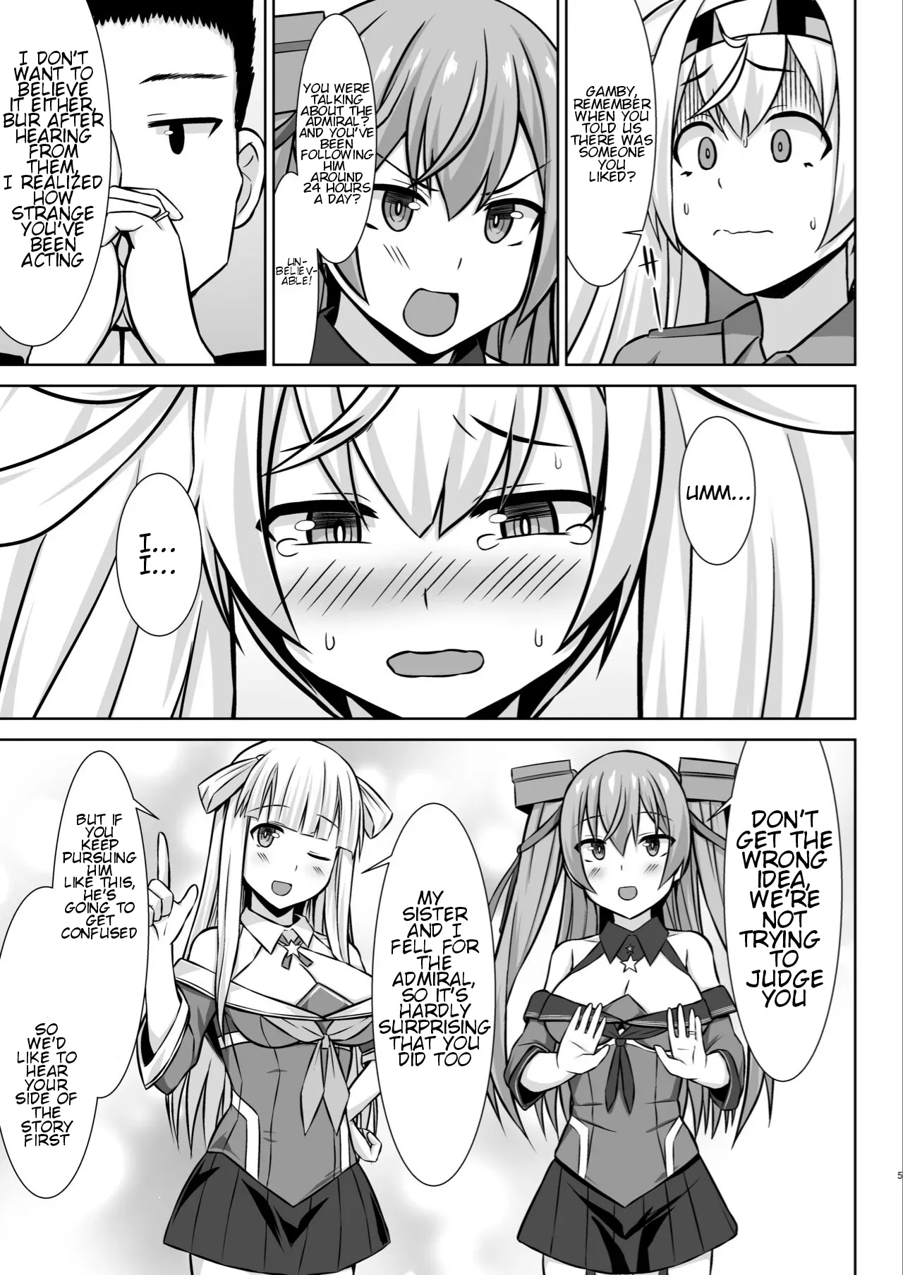 [SIROTARUTO (Shirasaki Karu, Kamiba Kotaru)] Gamby-chan no Ganbare! Botehara Gohoushi Ecchi!! (Kantai Collection -KanColle-) [English] [Digital] - Page 5