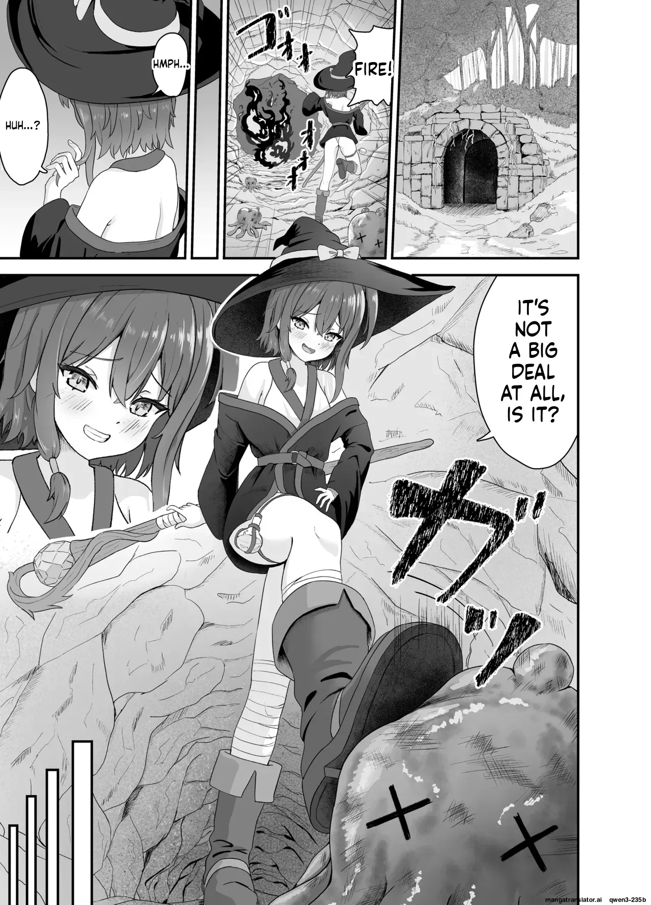 [Sakeru Buta (Asakura Takumi)] Tsuyoki na Madou Shoujo to Shokushu no Ori -Dungeon nite Shokushu ni Otsuru- [English] [SCANMTL] - Page 2