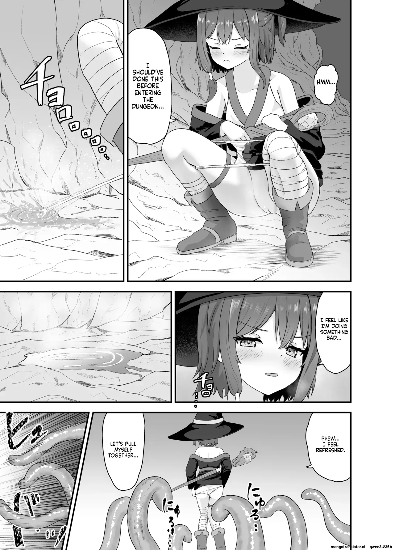 [Sakeru Buta (Asakura Takumi)] Tsuyoki na Madou Shoujo to Shokushu no Ori -Dungeon nite Shokushu ni Otsuru- [English] [SCANMTL] - Page 8