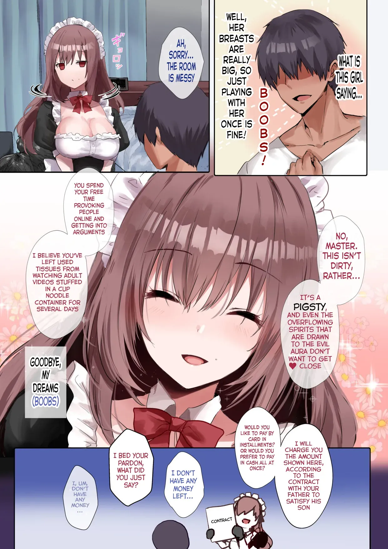 [Kanden Shoujo Chuuihou (Mafuyu)] Do-S na Maid-san wa Osuki desu ka? | Do-S Maid – Do You Like Her? [English] [Digital] - Page 4
