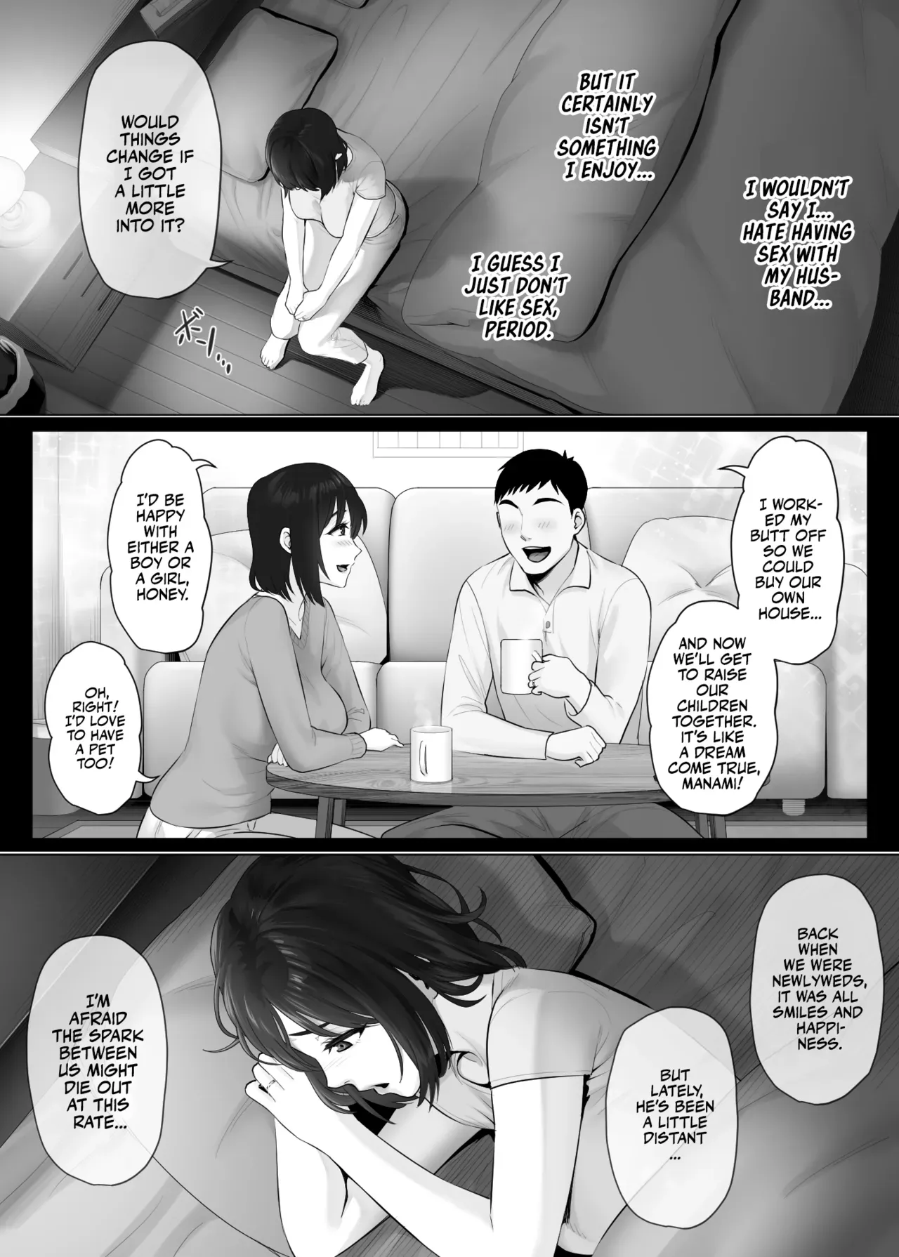 [Mitsumitsu Niku (Hikitogu)] LeveChi na Swapping 2 ~Hatsu Zecchou de Iki Kuruu Tsuma Hen~ | Unbalanced Swapping 2 [English] [Team Rabu2] [Digital] - Page 6