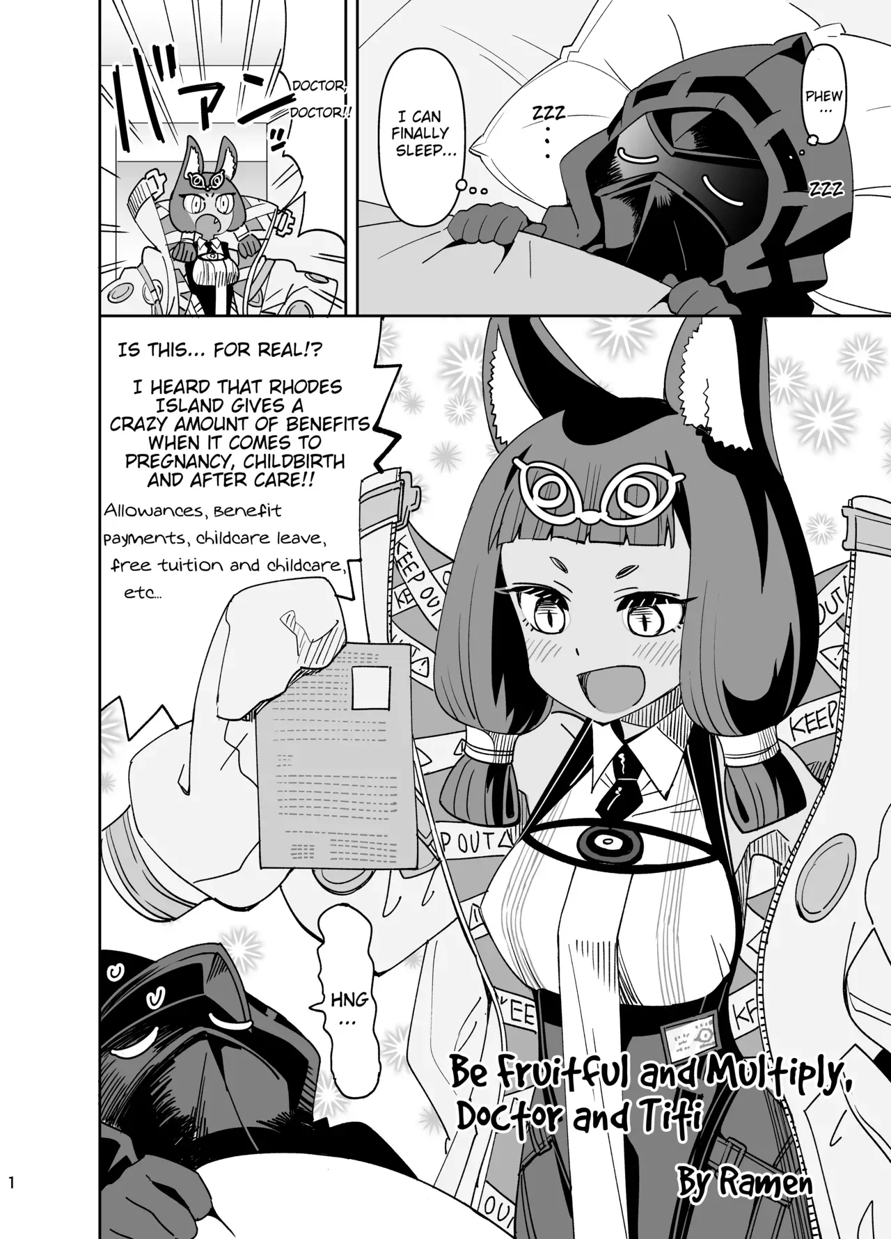[Ra-Men]Be Fruitful and Multiply, Doctor and Titi(Arknights)[English] - Page 1