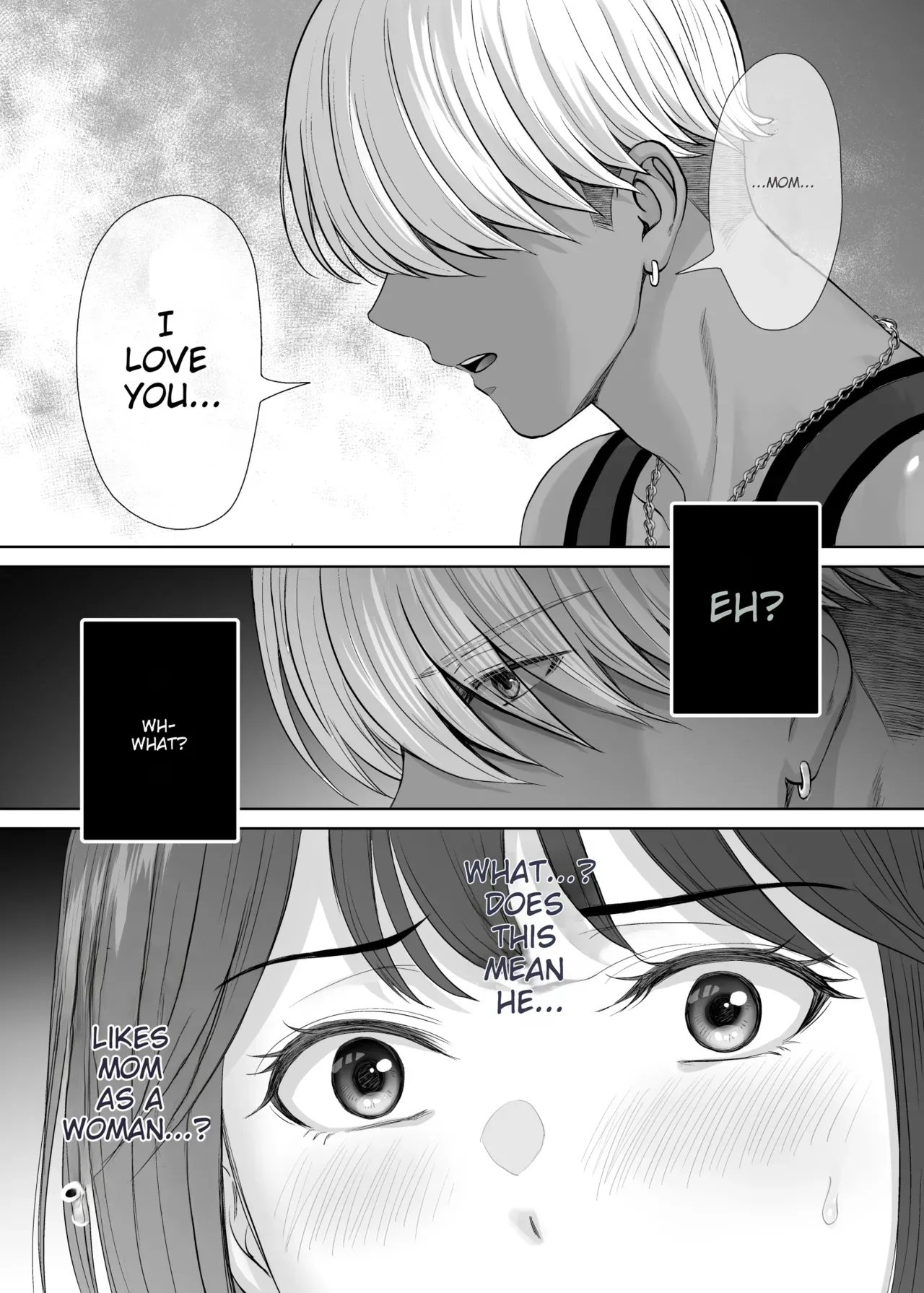 [Melon no Hoshiboshi (Hoshiduki Melon)] Haha Swapping 4 ~Saikon Suru Kaa-chan ni "2-kai dake" tte Onegai Shite Daita Hanashi~ [English] [MTL] - Page 7