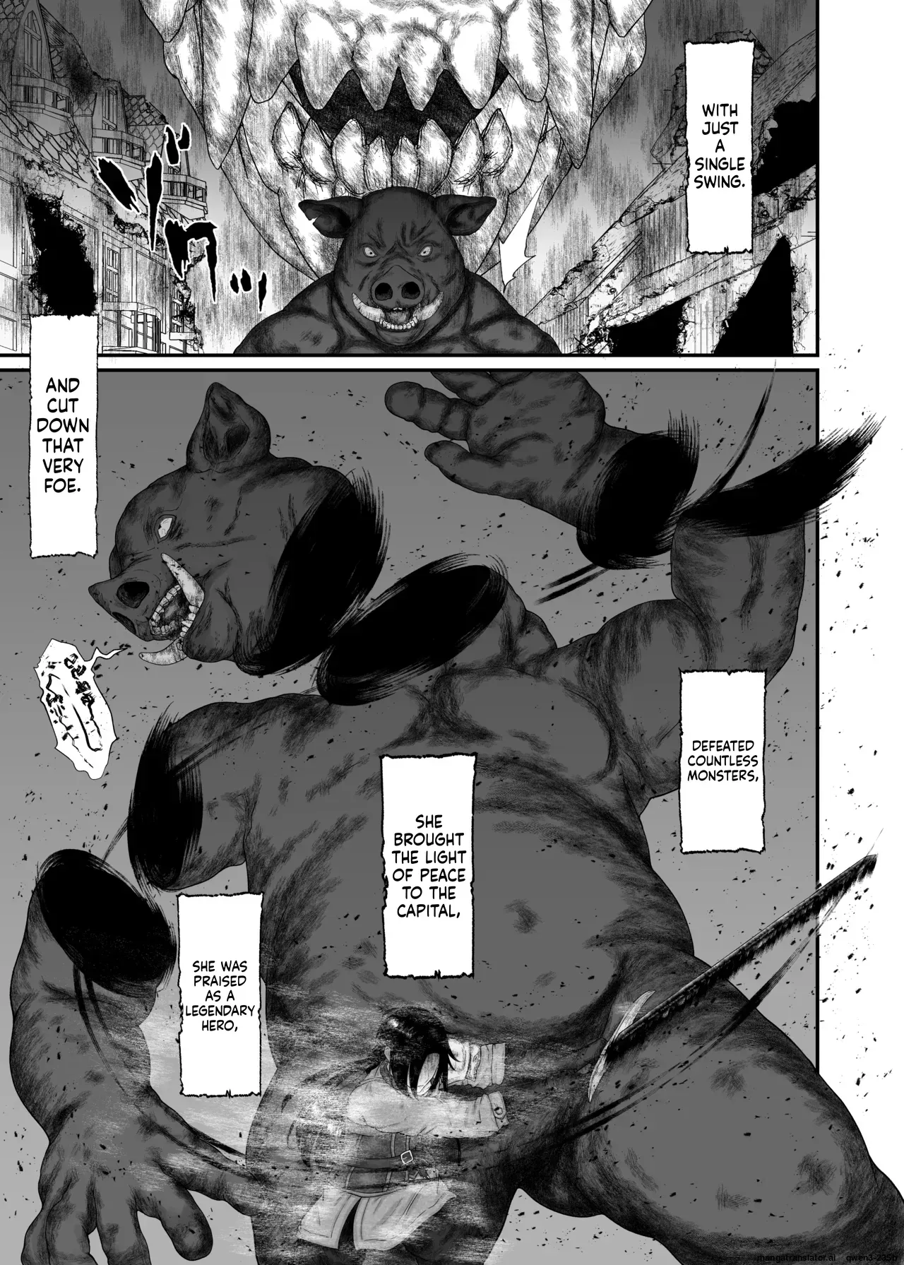[Rui no Anagura Koubou (RuiManabu)] Big-Breasted Female Knight (36) Gets Fucked by Her Shitty Disciple - Page 6