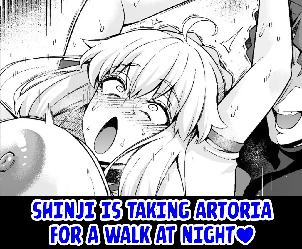 [Ankoman] Arutoria, Shinji to yoru no sanpo❤ | Shinji is Taking Artoria For a Walk at Night❤ [English] [Kuraudo] - Page 1