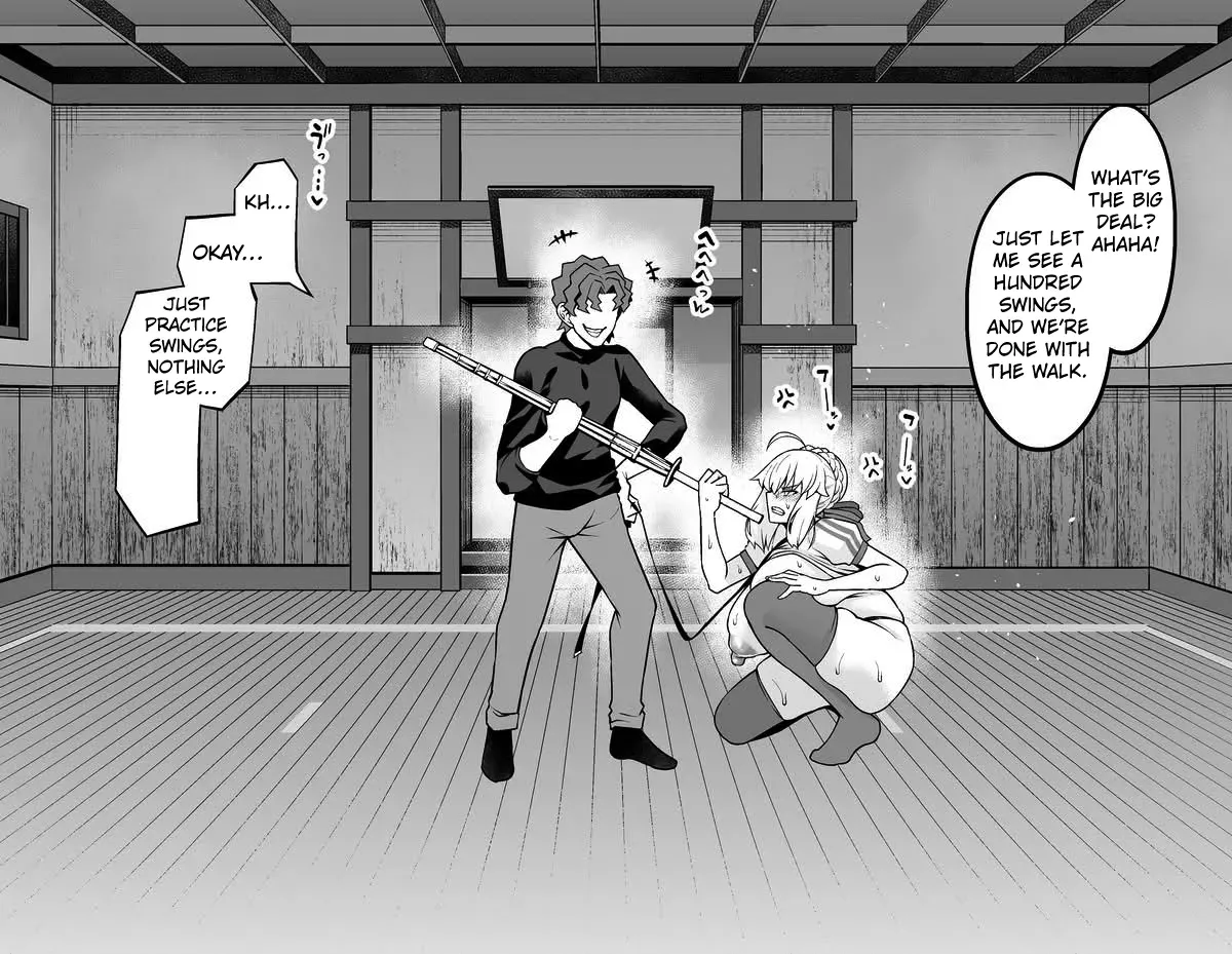 [Ankoman] Arutoria, Shinji to yoru no sanpo❤ | Shinji is Taking Artoria For a Walk at Night❤ [English] [Kuraudo] - Page 5