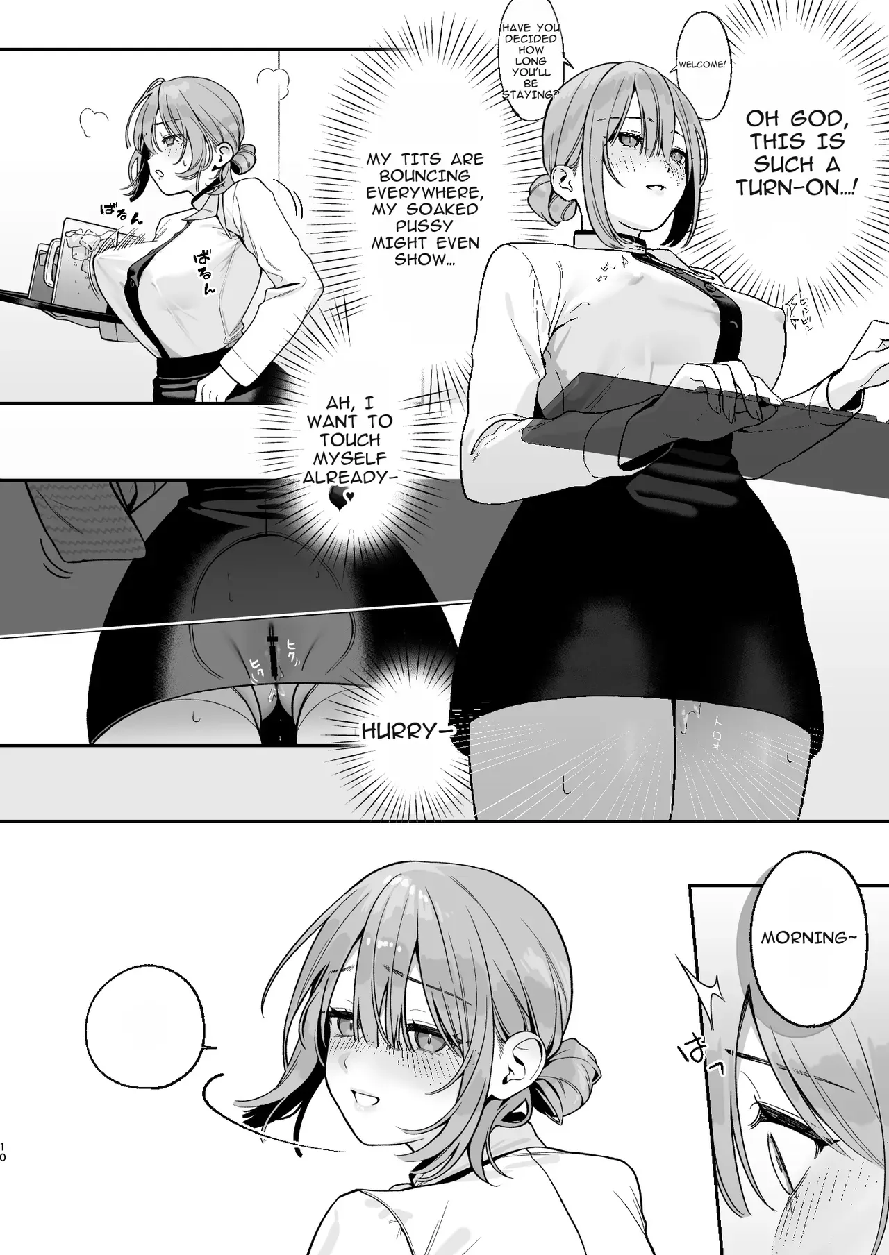 [LESSER PANTS (Retsu)] Karaoke Tenin no Uragawa 2 ~Tennai Onabare Kousoku Gangu Ecchi~ [Digital][English][ShizukuTL] - Page 10