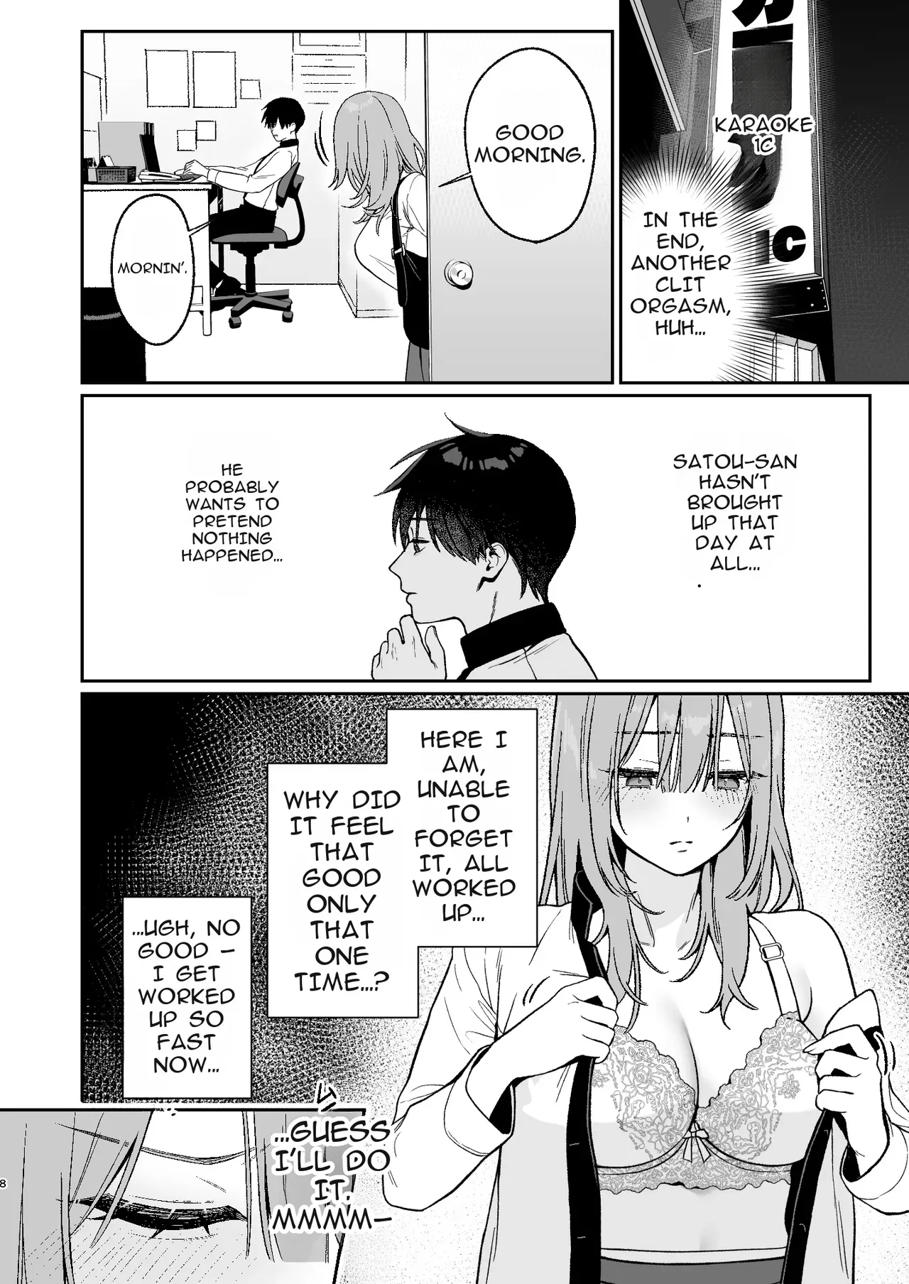 [LESSER PANTS (Retsu)] Karaoke Tenin no Uragawa 2 ~Tennai Onabare Kousoku Gangu Ecchi~ [Digital][English][ShizukuTL] - Page 8