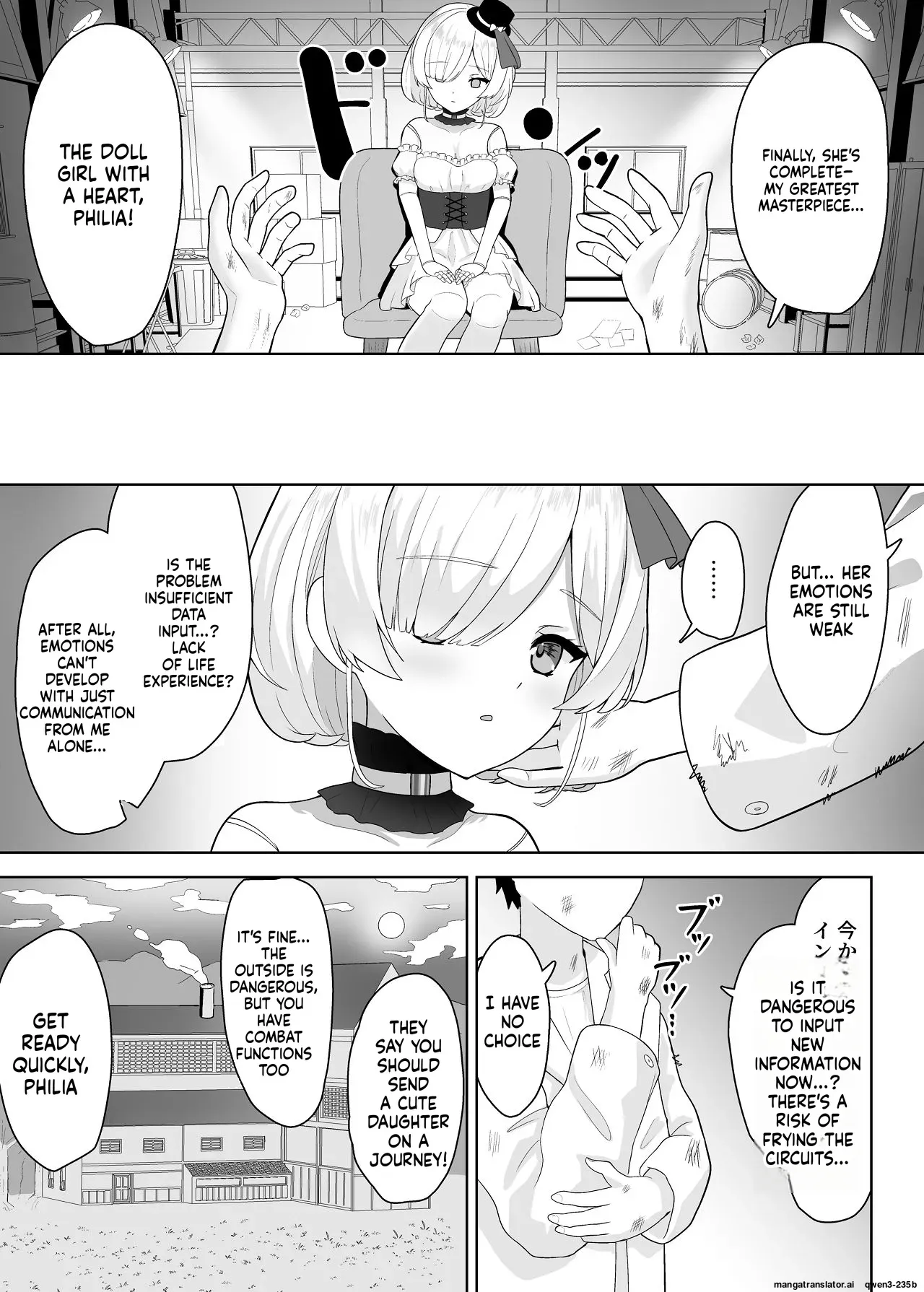[Sakeru Buta (Asakura Taku3)] Muku na Ningyou Shoujo to Tsuyoki na Succubus no Yuri Yuugi (FIXED) (SCANMTL) - Page 3