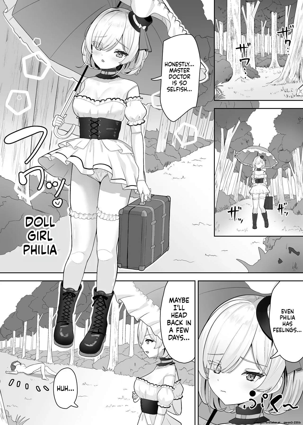 [Sakeru Buta (Asakura Taku3)] Muku na Ningyou Shoujo to Tsuyoki na Succubus no Yuri Yuugi (FIXED) (SCANMTL) - Page 4