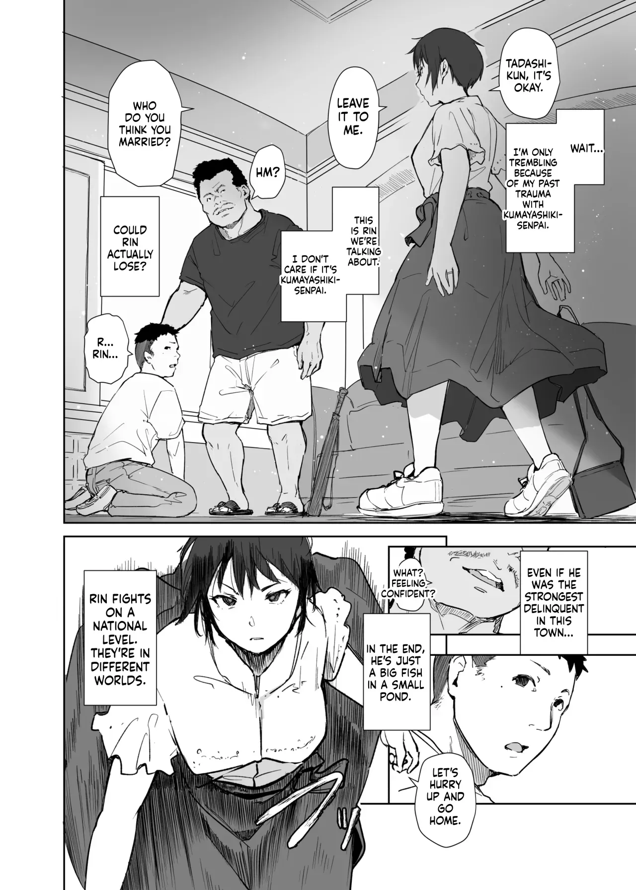[Arakureta Monotachi (Arakure)] Jimoto no Yabai Senpai VS Boku no Tsuma - The Local Delinquent Senior VS. My Wife [English][MTL] - Page 9