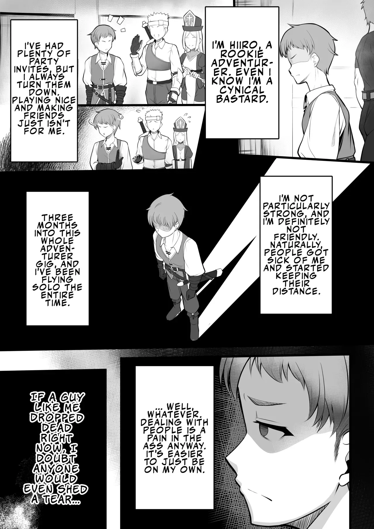 [Odoriko no Oheya (Luupechi)] Odoriko no Onee-san ni Tasukeraretara Sex made Sareta Hanashi | The Story of How I Was Saved by a Dancer Lady and Ended Up Having Sex [English] [LKK•Scans] - Page 4