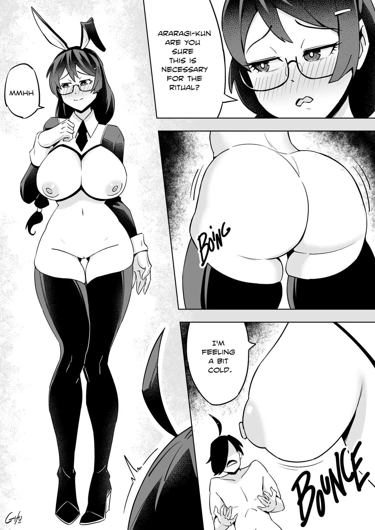 [Gifu100] Hanekawa's ritual (english) - Page 1