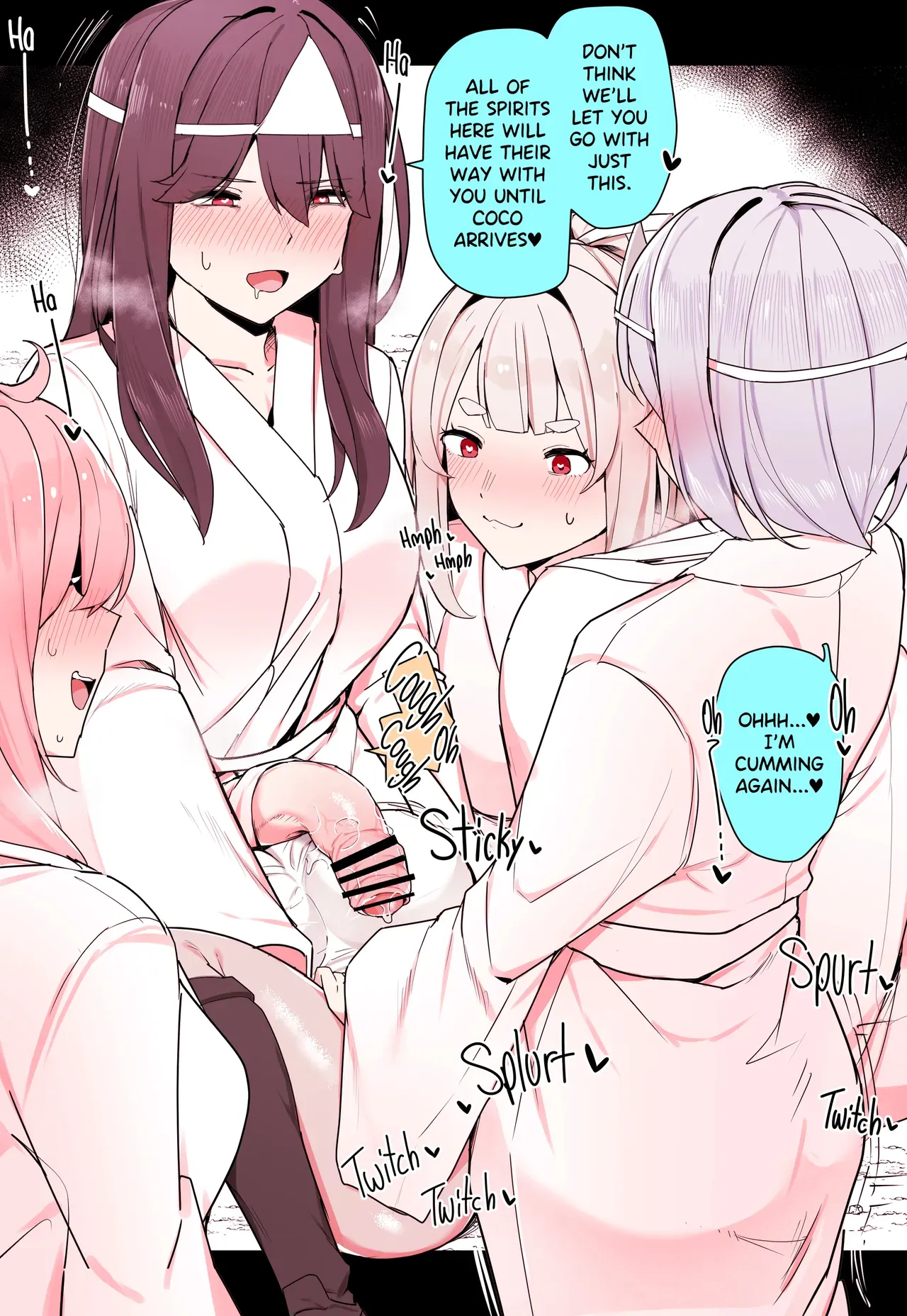 [Kassai] Spiritualist Ravaged by Futanari Ghosts - Page 8