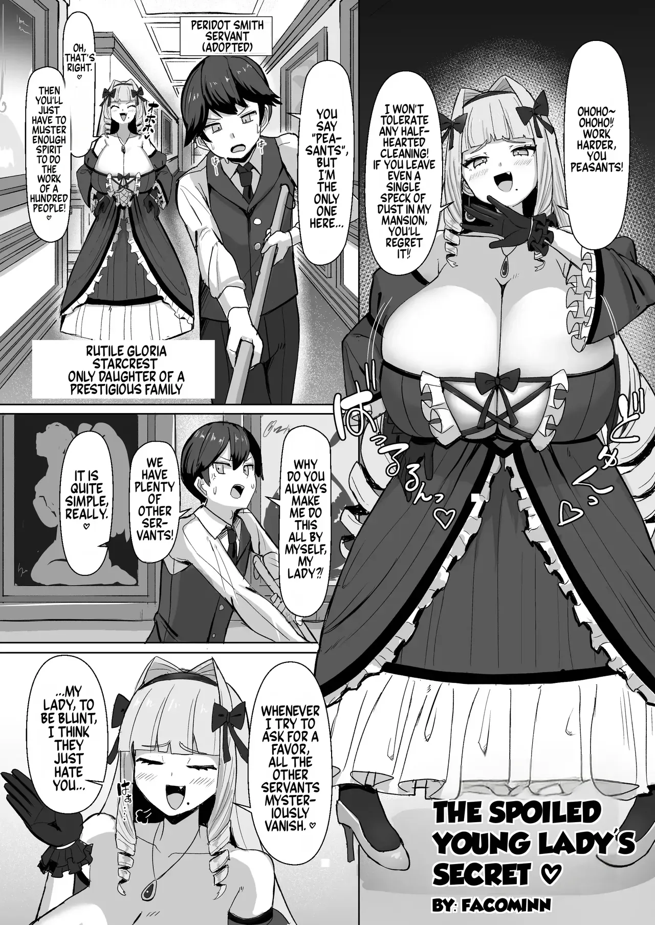 [Irojikake Matome Blog (Facominn)] Wagamama Ojōsama no Kakushigoto | The Spoiled Young Lady's Secret (Paizuri Senmon Zasshi Zettai Chichi Kyousha Vol. 6) [English] - Page 1
