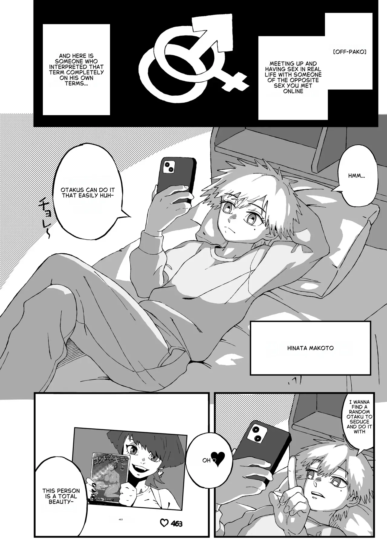 Failed Off-Pako! How I Ended Up as a Futanari Manga Artist's Girlfriend [English] - Page 3
