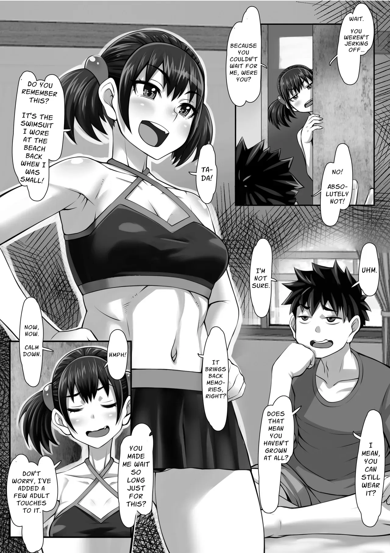 [Oreteki18kin] My Longtime Slutty Sexfriend Became An Erotic and Busty Babe [English] [Solid Rose] - Page 3