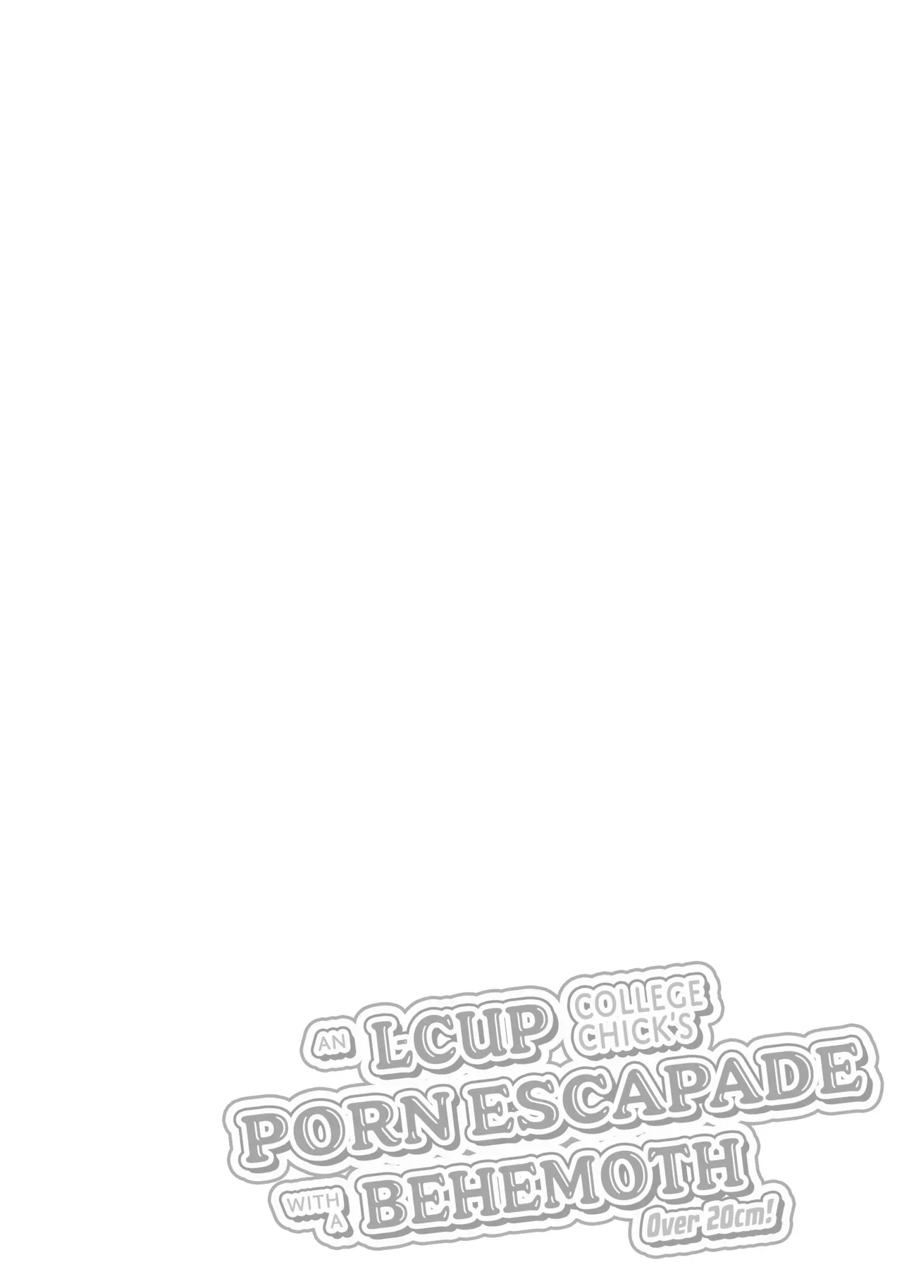 [Ichigo Crown (Yuzuri Ai)] L-Cup Joshidai Nama 20cm Chou Dekachin de AV Debut | An L-Cup College Chick's Porn Escapade with a Behemoth [English] [Digital] - Page 2