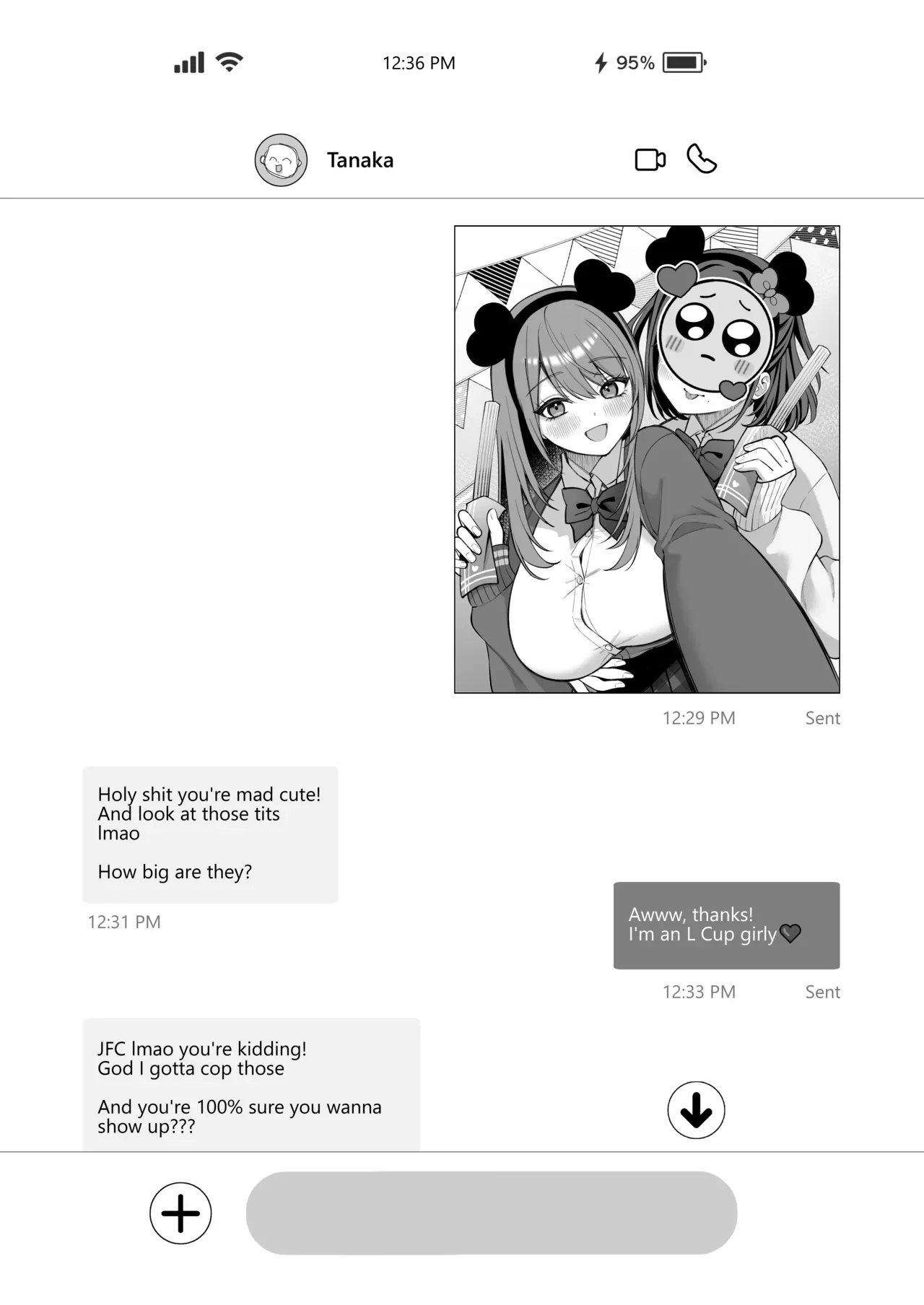 [Ichigo Crown (Yuzuri Ai)] L-Cup Joshidai Nama 20cm Chou Dekachin de AV Debut | An L-Cup College Chick's Porn Escapade with a Behemoth [English] [Digital] - Page 4