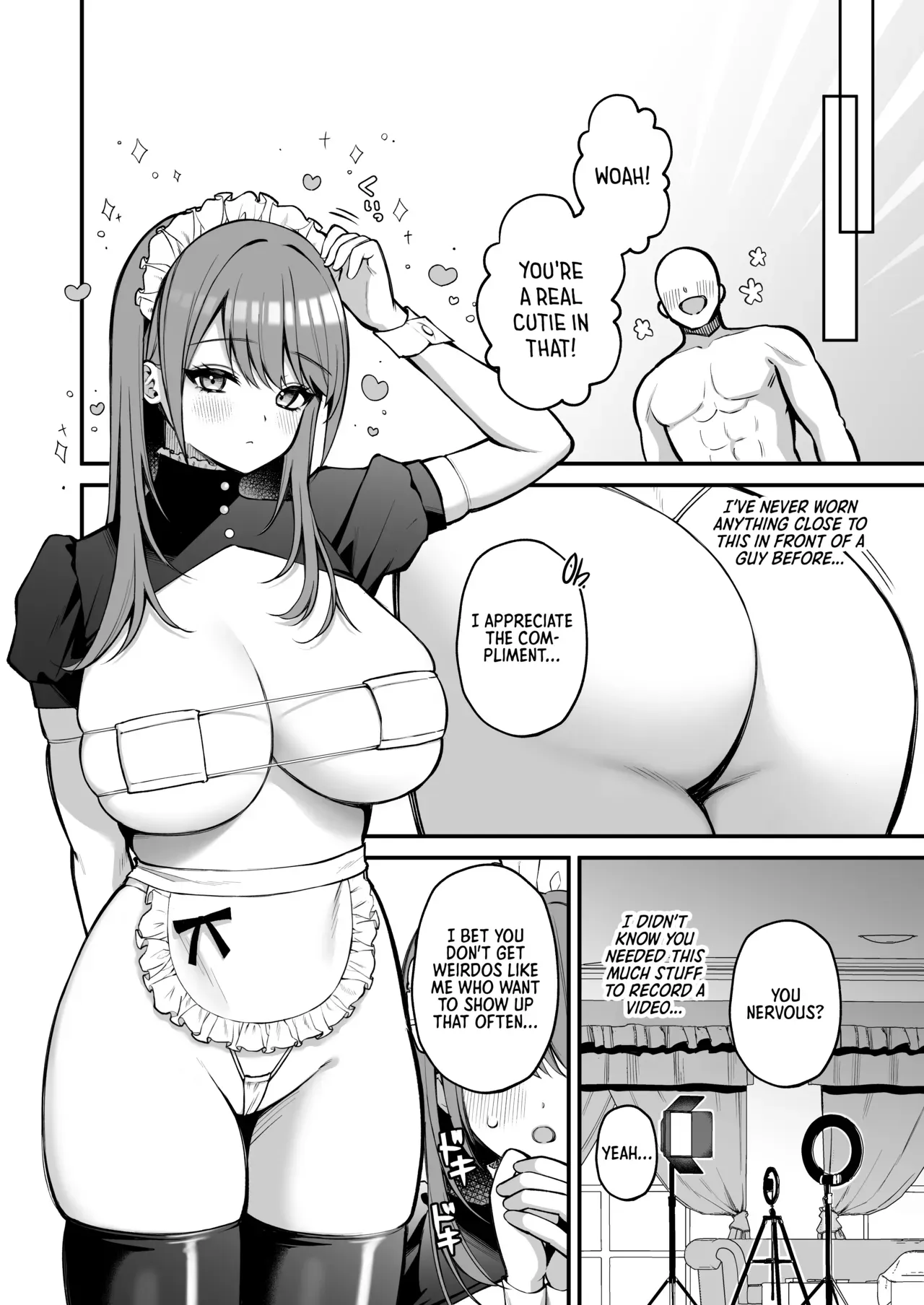[Ichigo Crown (Yuzuri Ai)] L-Cup Joshidai Nama 20cm Chou Dekachin de AV Debut | An L-Cup College Chick's Porn Escapade with a Behemoth [English] [Digital] - Page 8