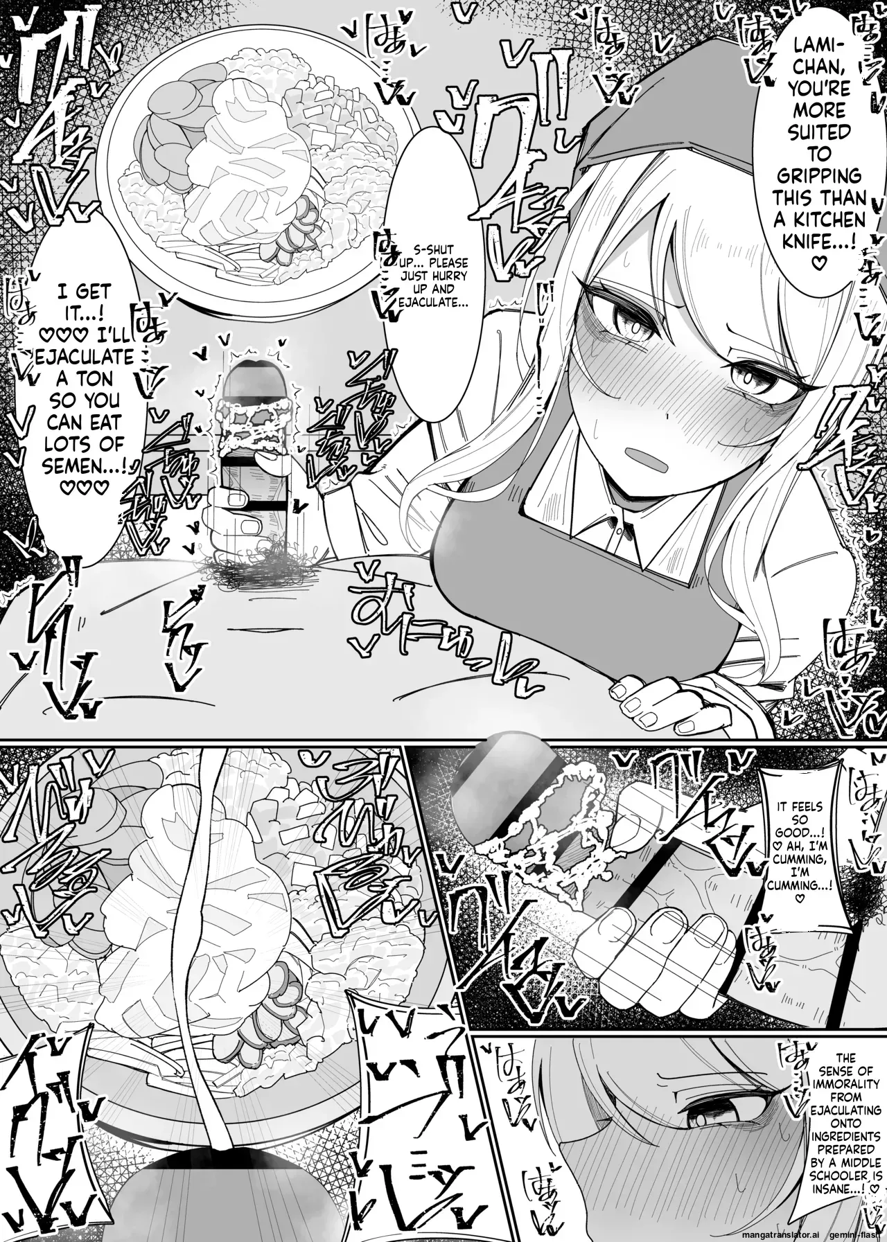[Fuaku Yuu (Yufuck)] Ojou-sama Gakuen Shokuza-bu! ～Chouri Zisshuuhen～ [MTL] - Page 10
