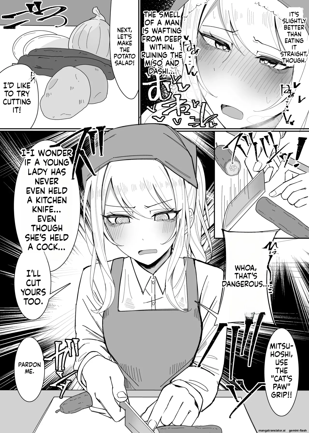 [Fuaku Yuu (Yufuck)] Ojou-sama Gakuen Shokuza-bu! ～Chouri Zisshuuhen～ [MTL] - Page 7