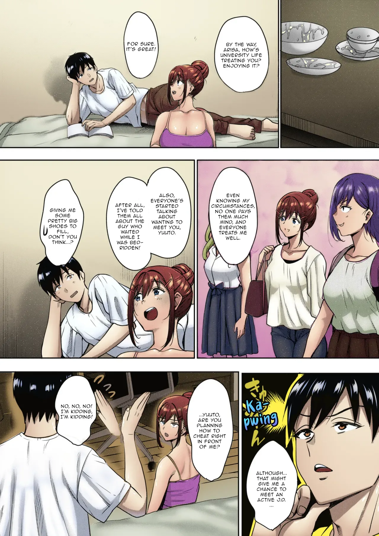 [Mon-petit] Uchi no Kawaii Doukyonin-san Sonogo | My Cute Roommate Epilogue (COMIC Megastore Alpha 2019-07) [English] [Aganon] [Colorized] [Digital] - Page 2