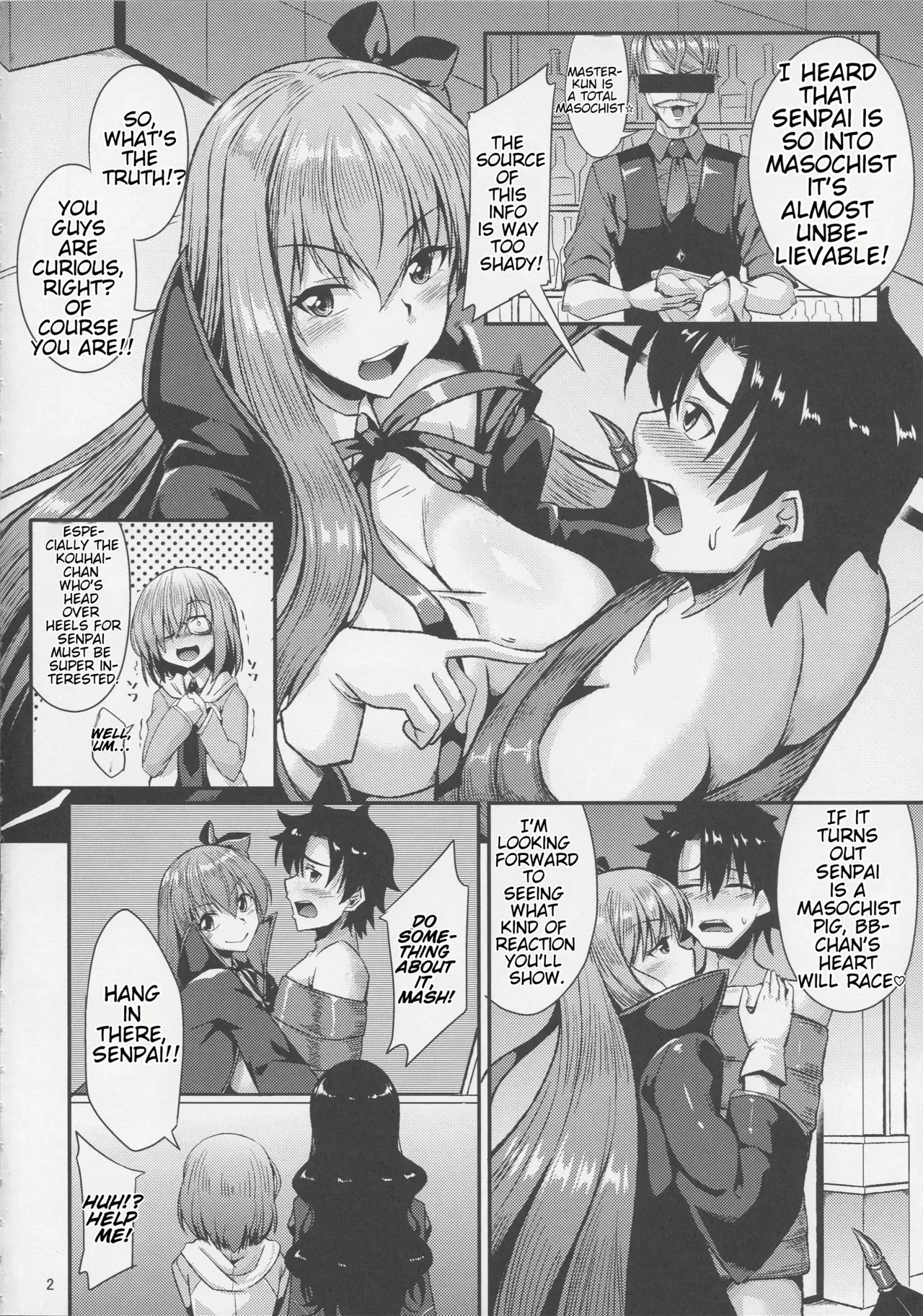 (COMIC1☆15) [ENNUI (Nokoppa)] Buta-san Channel | Piggy-san Channel (Fate/Grand Order) [English] - Page 3