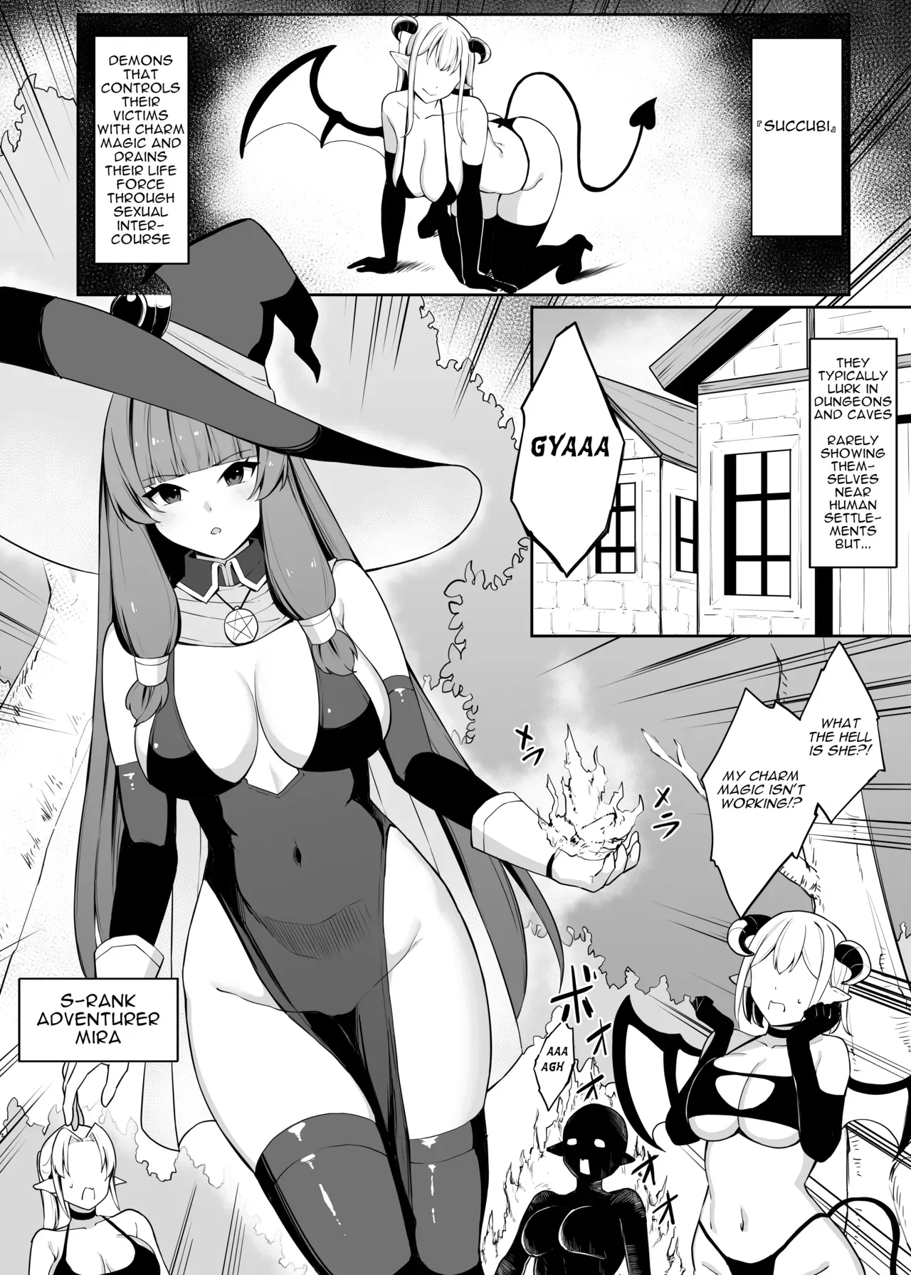 [Omochi no Mochiya (Numamochi)] Saikyou Witch ga Succubus ni Miryou Sarete Haiboku Suru Hanashi | How the Strongest Witch Was Charmed and Defeated by a Succubus [English] - Page 4