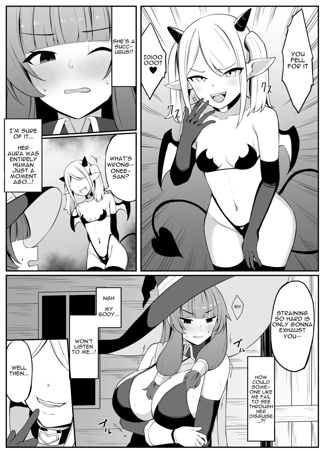 [Omochi no Mochiya (Numamochi)] Saikyou Witch ga Succubus ni Miryou Sarete Haiboku Suru Hanashi | How the Strongest Witch Was Charmed and Defeated by a Succubus [English] - Page 9