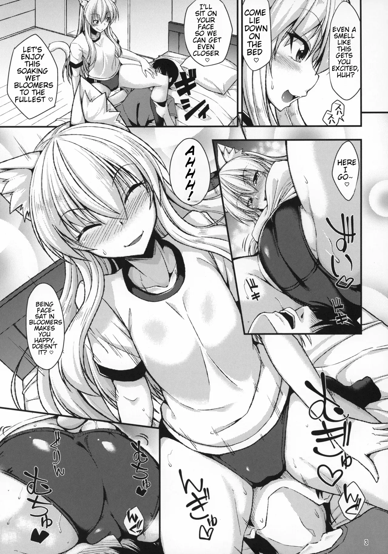 (C96) [ENNUI (Nokoppa)] Muremure Bloomer de Nyan Nyan [English] - Page 4