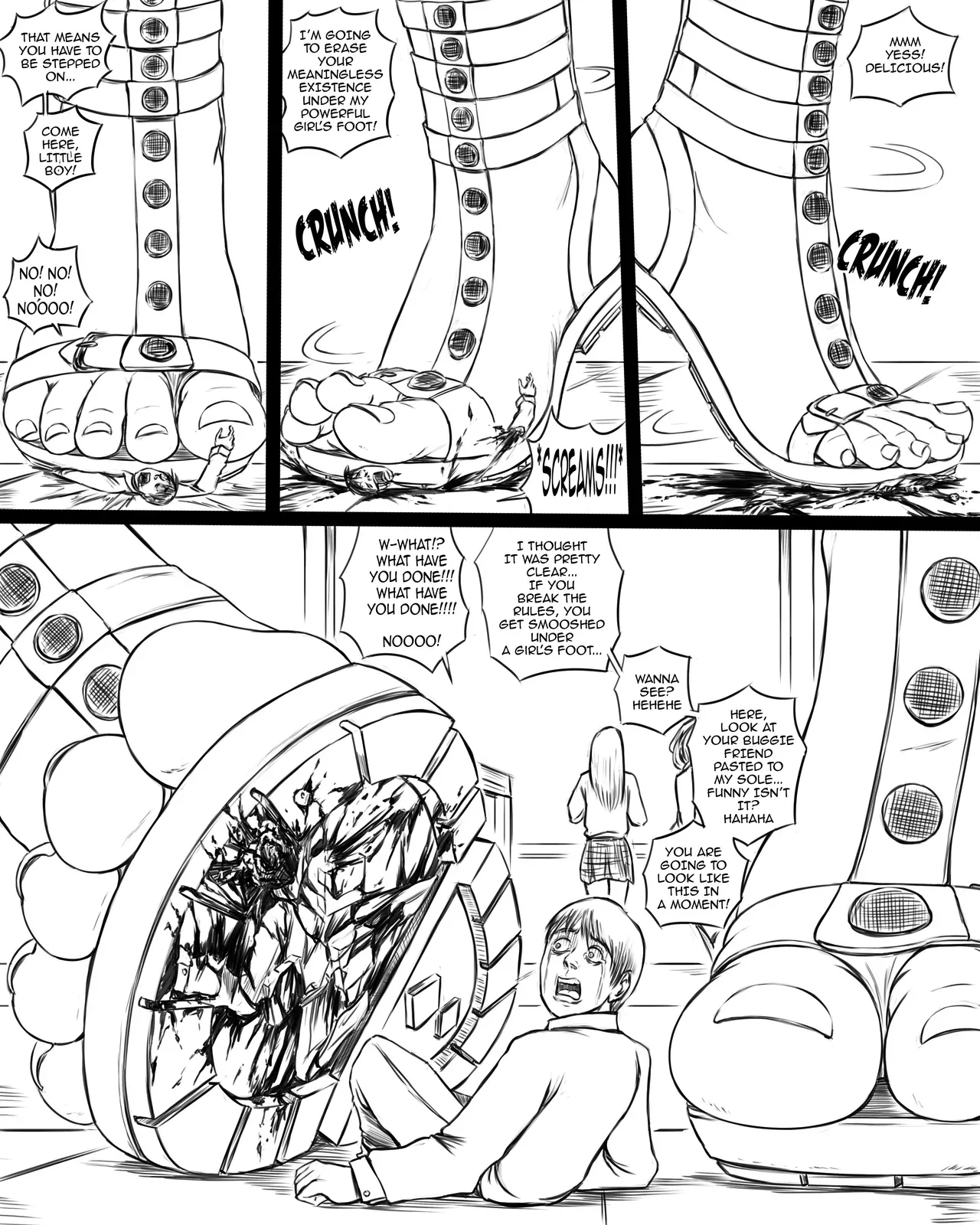 [SWGTSDRAWINGS] Giantess Boarding School - 1 The Table - Page 4