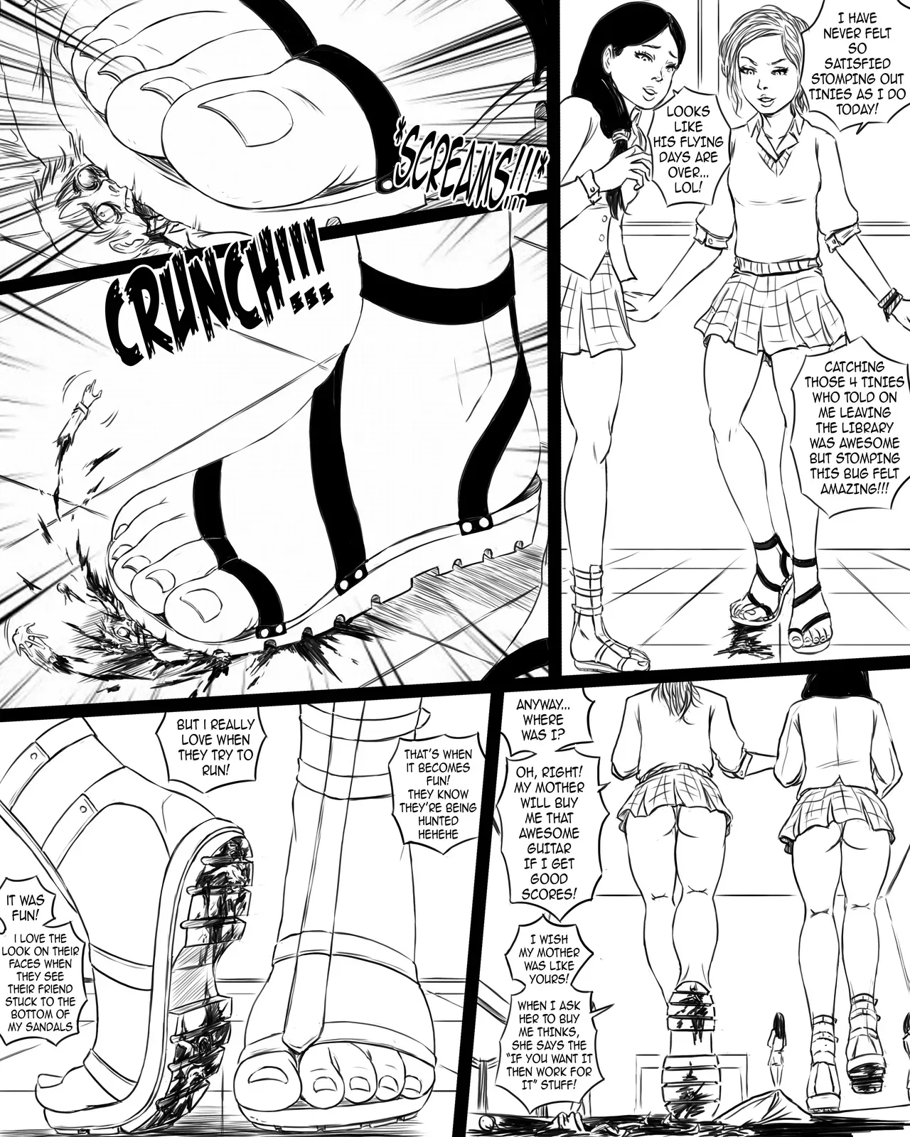 [SWGTSDRAWINGS] Giantess Boarding School - 1 The Table - Page 8