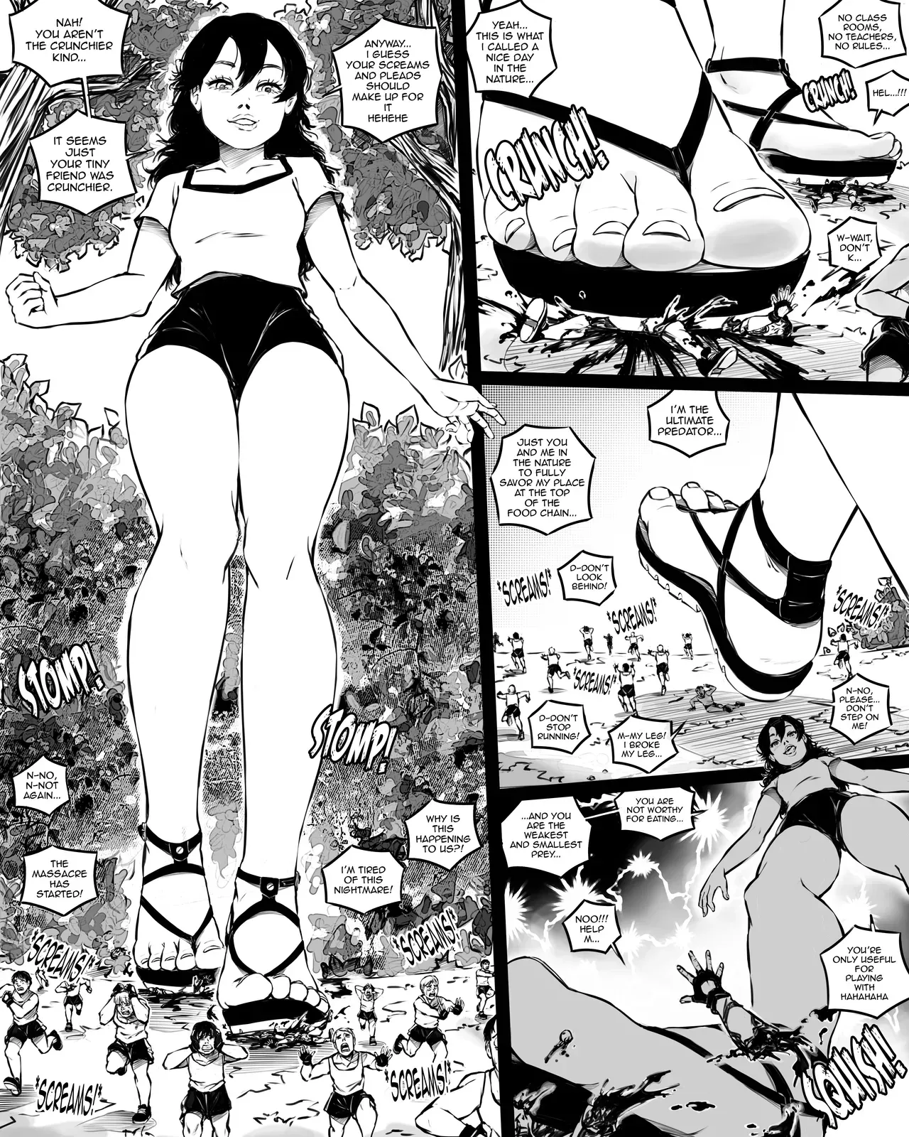 [SWGTSDRAWINGS] Giantess Boarding School 7 - The Tiny Village - Page 3