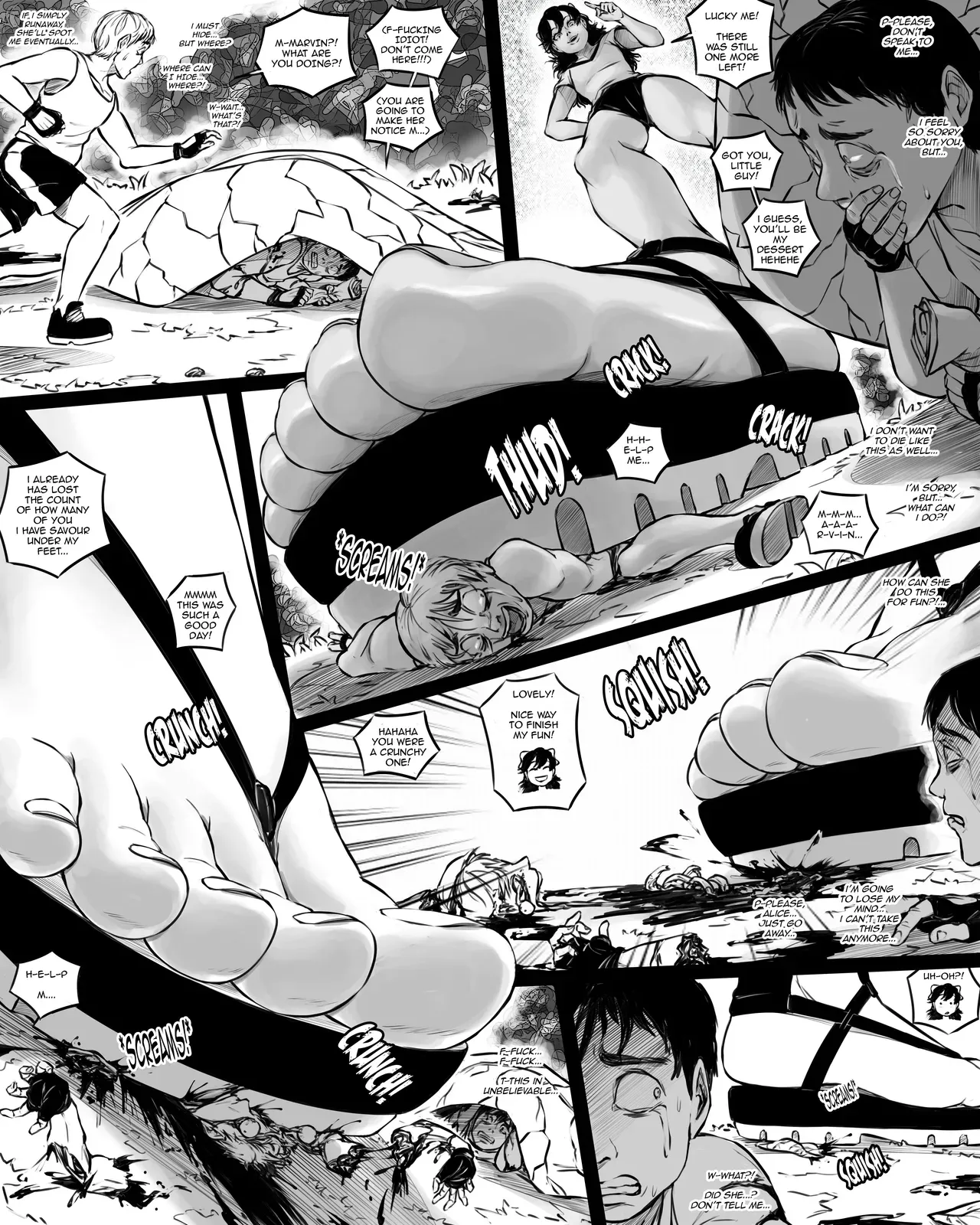 [SWGTSDRAWINGS] Giantess Boarding School 7 - The Tiny Village - Page 6