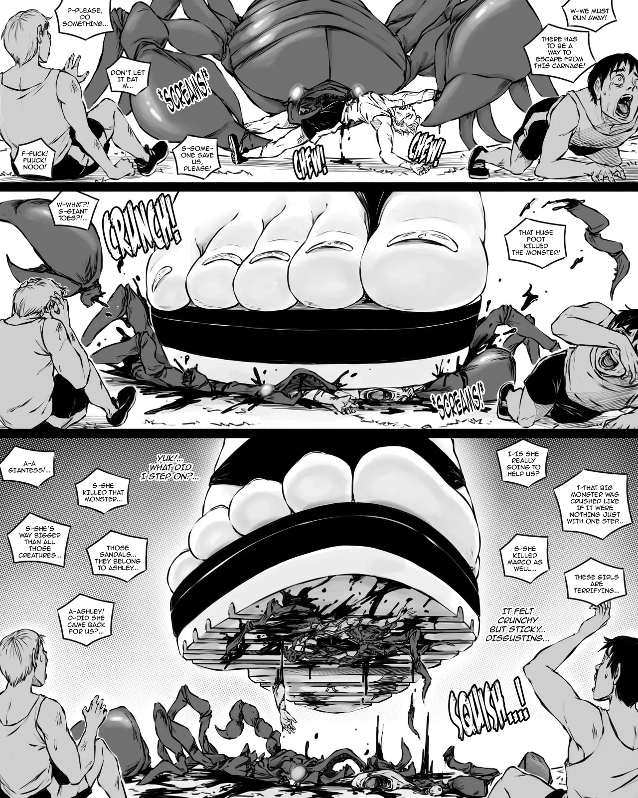 [SWGTSDRAWINGS] Giantess Boarding School 9 - Finding Little Friends - Page 3