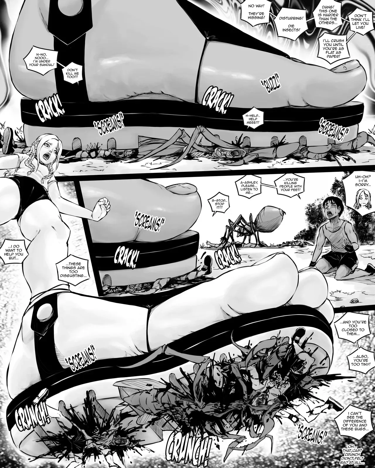 [SWGTSDRAWINGS] Giantess Boarding School 9 - Finding Little Friends - Page 5