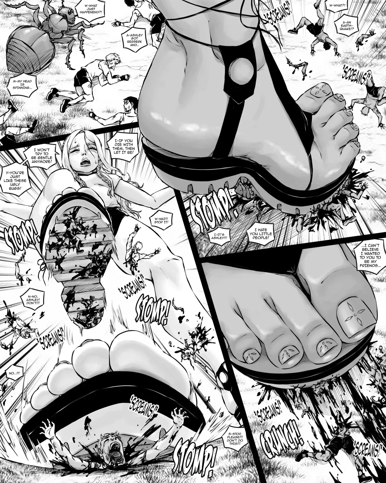 [SWGTSDRAWINGS] Giantess Boarding School 9 - Finding Little Friends - Page 9