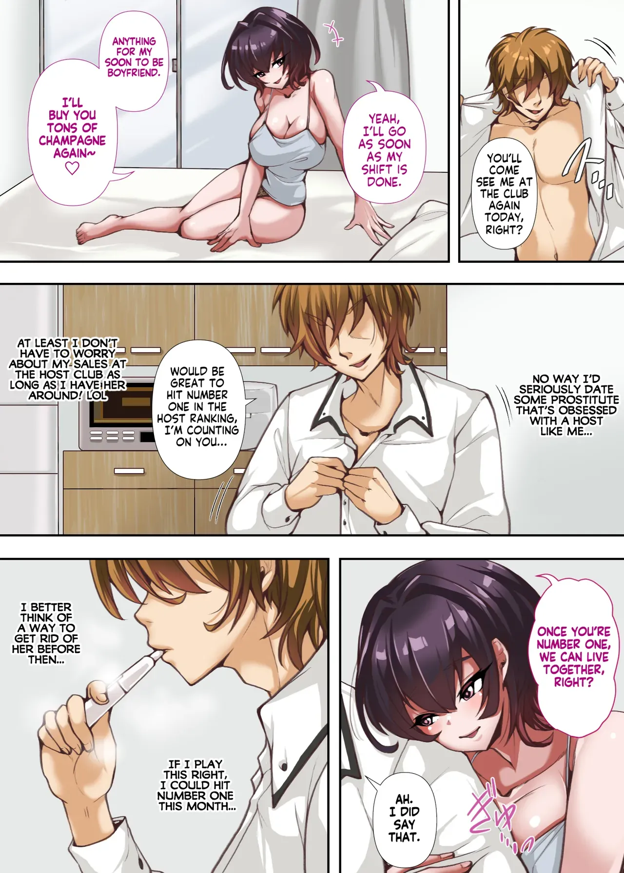 [Mitsumitsu Niku] Taido Warui Jou wa Otoshigai Arimasu | This Bratty Prostitute Was Easy To Break [English] [KM_42] - Page 4